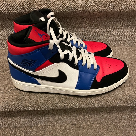 Jordan Other - CLASSIC JORDAN 1 MID“TOP 3”BLUE AND RED❤️💙